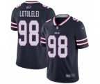 Buffalo Bills #98 Star Lotulelei Limited Navy Blue Inverted Legend Football Jersey