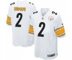Pittsburgh Steelers #2 Mason Rudolph Game White Football Jersey