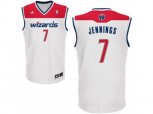 Washington Wizards #7 Brandon Jennings Authentic White Home NBA Jersey