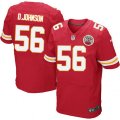 Kansas City Chiefs #56 Derrick Johnson Red Team Color Vapor Untouchable Elite Player NFL Jersey