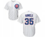 Chicago Cubs #35 Cole Hamels Replica White Home Cool Base Baseball Jersey