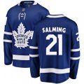 Toronto Maple Leafs #21 Borje Salming Fanatics Branded Royal Blue Home Breakaway NHL Jersey