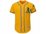 Oakland Athletics Majestic Alternate Blank Gold Flex Base Authentic Collection Team Jersey