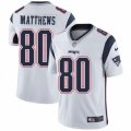 New England Patriots #80 Jordan Matthews White Vapor Untouchable Limited Player NFL Jersey