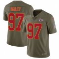Kansas City Chiefs #97 Allen Bailey Limited Olive 2017 Salute to Service NFL Jersey