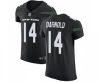 New York Jets #14 Sam Darnold Black Alternate Vapor Untouchable Elite Player Football Jersey