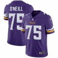Minnesota Vikings #75 Brian O'Neill Purple Team Color Vapor Untouchable Limited Player NFL Jersey