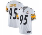 Pittsburgh Steelers #95 Greg Lloyd White Vapor Untouchable Limited Player Football Jersey