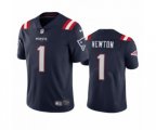 New England Patriots #1 Cam Newton Navy 2020 Vapor Limited Jersey