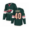 Minnesota Wild #40 Gabriel Dumont Authentic Green Home Hockey Jersey