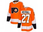 Adidas Philadelphia Flyers #27 Ron Hextall Orange Home Authentic Stitched NHL Jersey