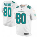 Miami Dolphins #80 Anthony Fasano Elite White NFL Jersey