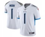 Tennessee Titans #1 Warren Moon White Vapor Untouchable Limited Player Football Jersey