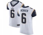 Los Angeles Rams #6 Johnny Hekker White Vapor Untouchable Elite Player Football Jersey