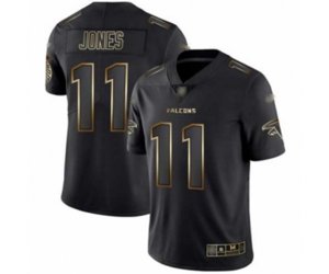 Atlanta Falcons #11 Julio Jones Black Gold Vapor Untouchable Limited Player 100th Season Football Jersey