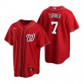 Nike Washington Nationals #7 Trea Turner Red Alternate Stitched Baseball Jersey