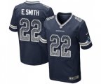 Dallas Cowboys #22 Emmitt Smith Navy Blue Home Drift Fashion Football Jersey