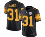 Pittsburgh Steelers #31 Justin Layne Limited Black Rush Vapor Untouchable Football Jersey