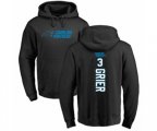 Carolina Panthers #3 Will Grier Black Backer Pullover Hoodie