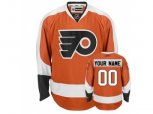 Philadelphia Flyers Customized orange home man hockey Nhl Jersey