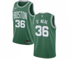 Boston Celtics #36 Shaquille O'Neal Swingman Green(White No.) Road NBA Jersey - Icon Edition