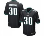Philadelphia Eagles #30 Corey Clement Game Black Alternate Football Jersey