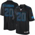 Detroit Lions #20 Barry Sanders Limited Black Impact NFL Jersey