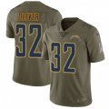 Los Angeles Chargers #32 Branden Oliver Limited Olive 2017 Salute to Service NFL Jersey