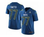 Dallas Cowboys #77 Tyron Smith Limited Blue 2017 Pro Bowl NFL Jersey