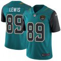 Jacksonville Jaguars #89 Marcedes Lewis Teal Green Team Color Vapor Untouchable Limited Player NFL Jersey