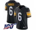 Pittsburgh Steelers #6 Devlin Hodges Black Alternate Vapor Untouchable Limited Player 100th Season Football Jersey