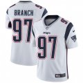 New England Patriots #97 Alan Branch White Vapor Untouchable Limited Player NFL Jersey