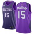 Phoenix Suns #15 Ryan Anderson Swingman Purple NBA Jersey - City Edition