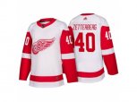Detroit Red Wings #40 Henrik Zetterberg White 2017-2018 adidas Hockey Stitched NHL Jersey