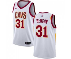 Cleveland Cavaliers #31 John Henson Authentic White Basketball Jersey - Association Edition