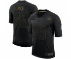 San Francisco 49ers #80 Jerry Rice 2020 Salute To Service Retired Limited Jersey Black