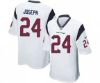 Houston Texans #24 Johnathan Joseph Game White Football Jersey