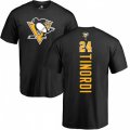 Pittsburgh Penguins #24 Jarred Tinordi Black Backer T-Shirt