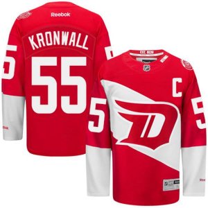 Detroit Red Wings #55 Niklas Kronwall Premier Red 2016 Stadium Series NHL Jersey