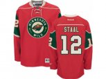 Minnesota Wild #12 Eric Staal Authentic Red Home NHL Jersey