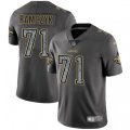 New Orleans Saints #71 Ryan Ramczyk Gray Static Vapor Untouchable Limited NFL Jersey