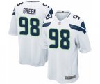 Seattle Seahawks #98 Rasheem Green Game White Football Jersey