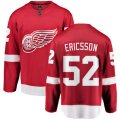 Detroit Red Wings #52 Jonathan Ericsson Fanatics Branded Red Home Breakaway NHL Jersey