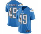 Los Angeles Chargers #49 Drue Tranquill Electric Blue Alternate Vapor Untouchable Limited Player Football Jersey