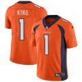 Denver Broncos #1 Marquette King Orange Team Color Vapor Untouchable Limited Player NFL Jersey