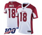 Arizona Cardinals #18 Kevin White Vapor Untouchable Limited Player 100th Season Football Jersey