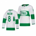 Toronto Maple Leafs #8 Jake Muzzin adidas White 2019 St. Patrick's Day Authentic Player Stitched NHL Jersey