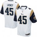 Los Angeles Rams #45 Zach Laskey Game White NFL Jersey