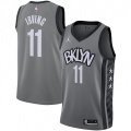 Brooklyn Nets #11 Kyrie Irving Jordan Brand Gray 2020-21 Swingman Jersey