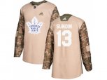 Toronto Maple Leafs #13 Mats Sundin Camo Authentic 2017 Veterans Day Stitched NHL Jersey